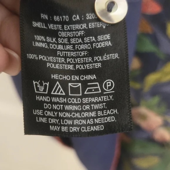 Moulinette Soeurs for Anthropologie Silk Fabled Fields Print Dress ~ Size L - Picture 12 of 12